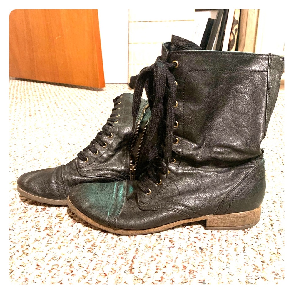 Black Combat Boots